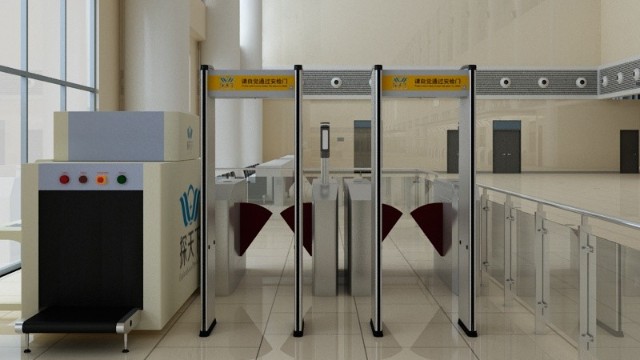 多能量彩色車站行李安檢機(jī)讓違禁品無處藏身